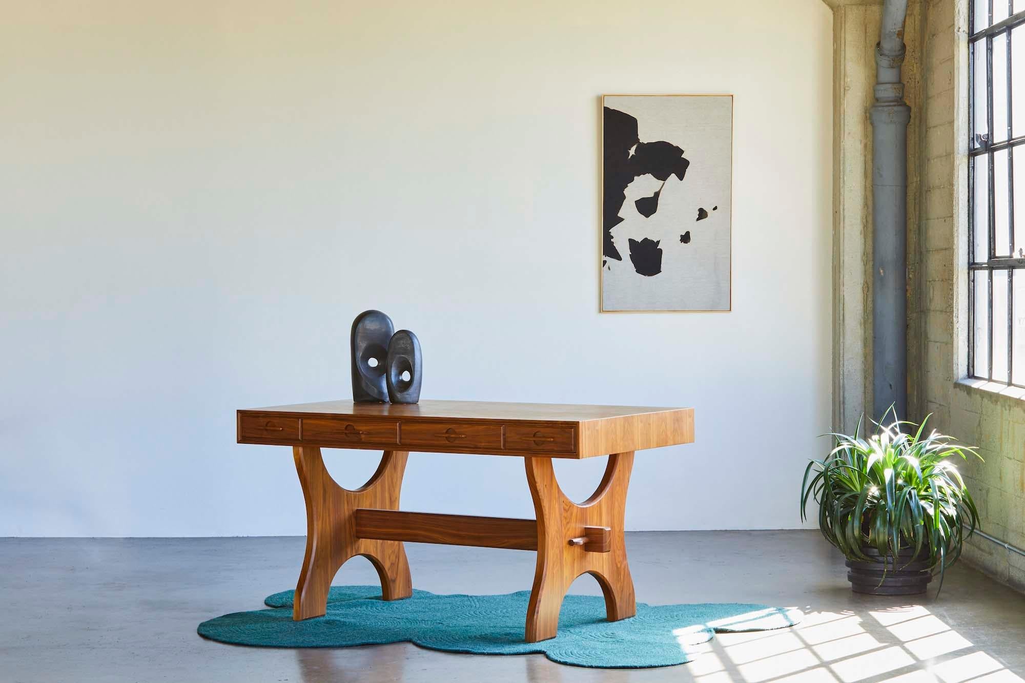Walnut Ojai Desk by Lawson-Fenning For Sale 1