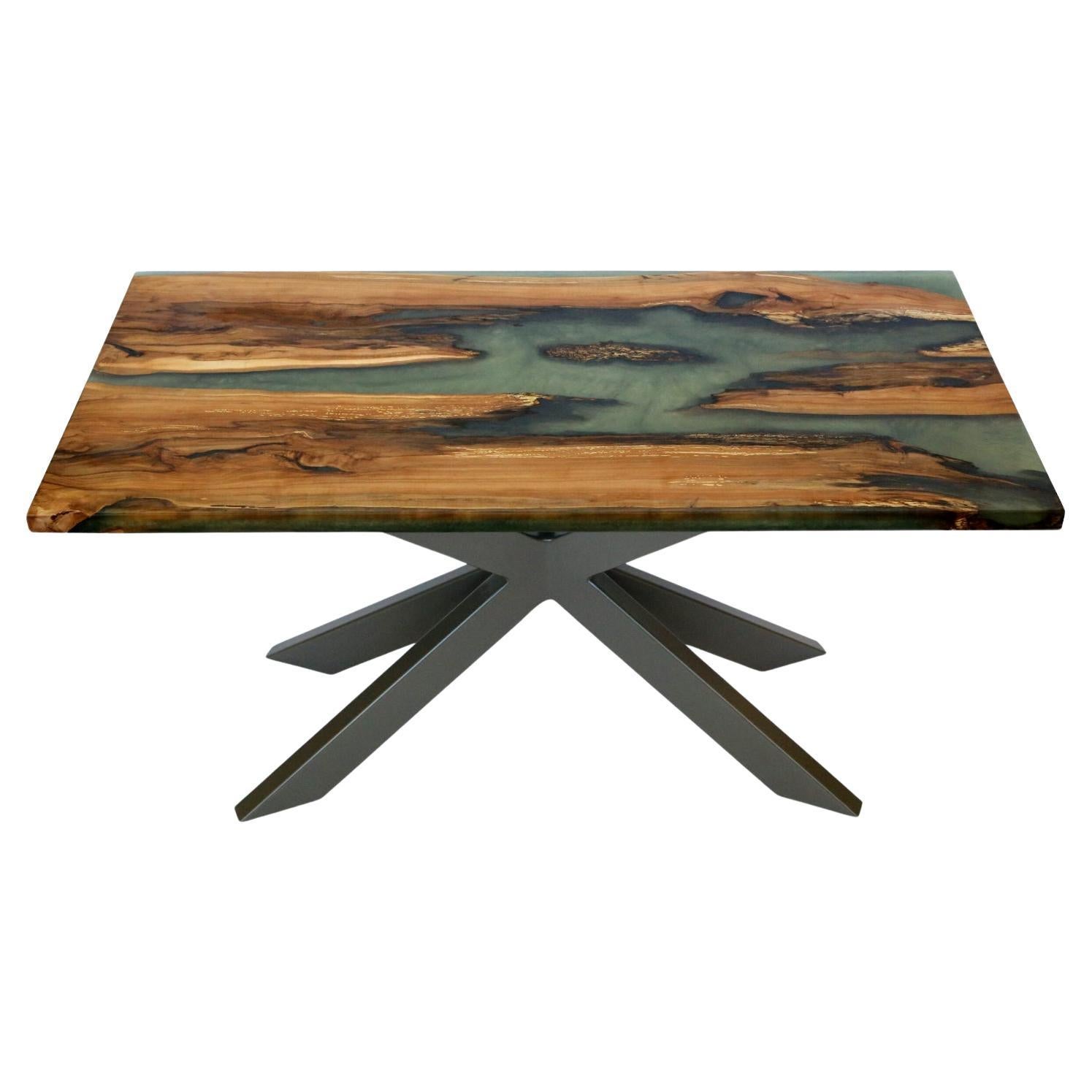 Walnut On Nile Dining Table by KV Design For Sale