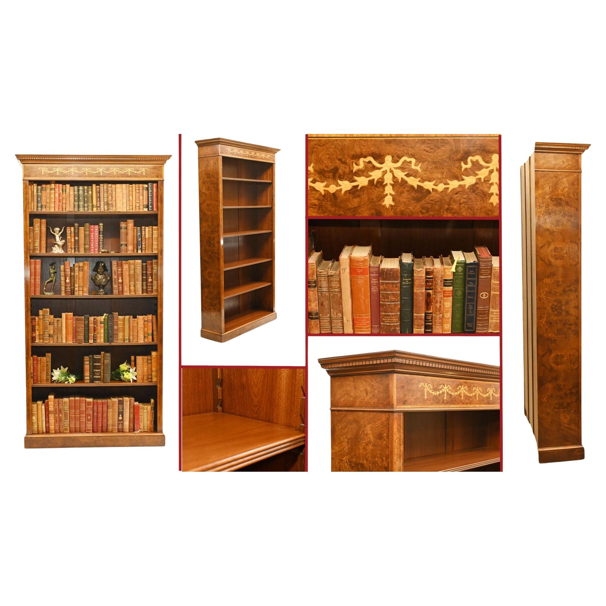 Offenes Bücherregal aus Nussbaum - Sheraton Regency Bücherregale Offene Front