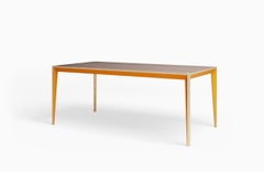 Walnut Orange MiMi Dining Table by Miduny, Made in Italy
