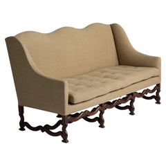 Walnut Os de Mouton Sofa