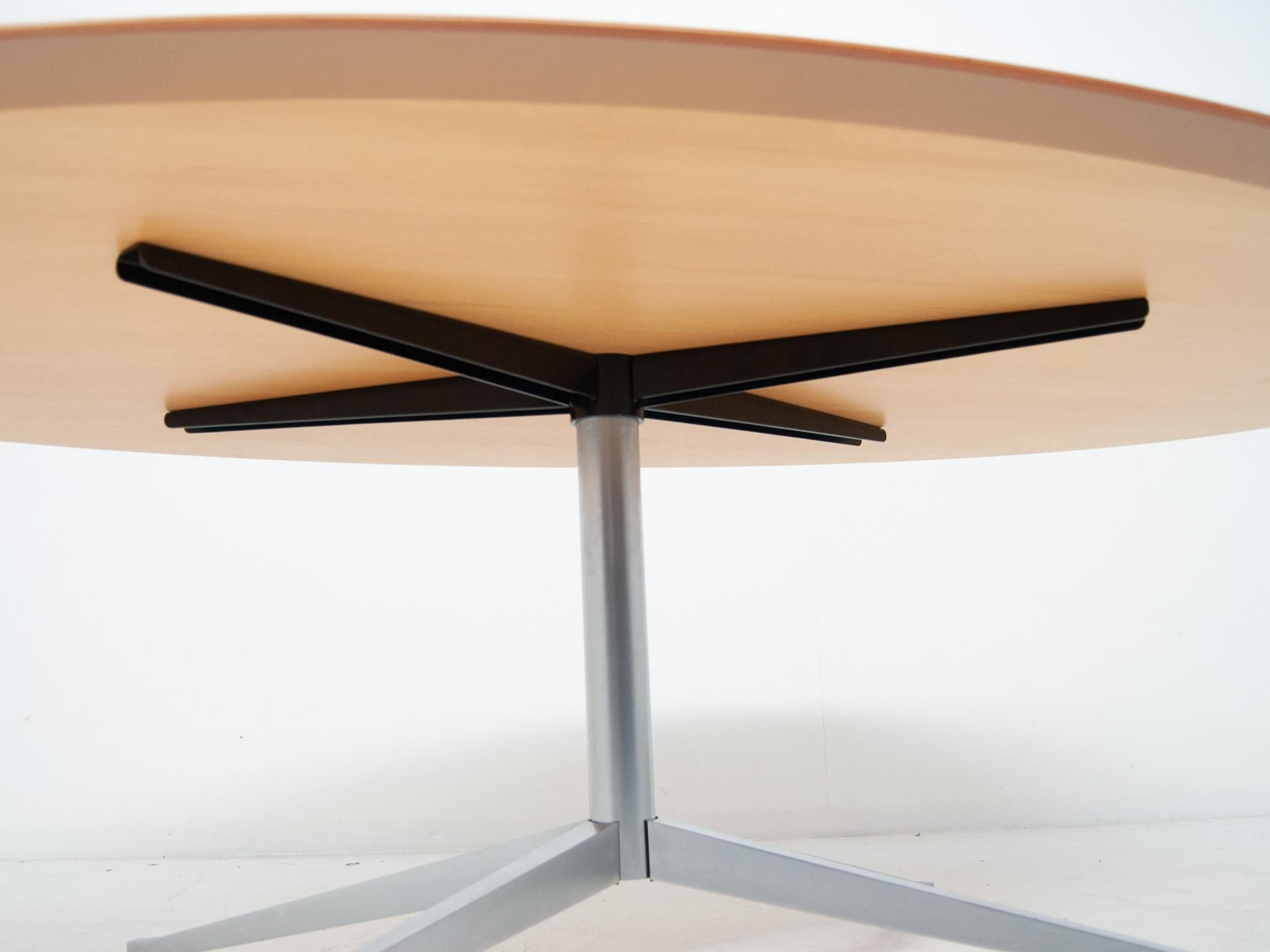 Walnut Oval Dining Table Desk Florence Knoll For Sale 3