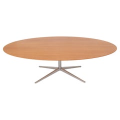 Tavolo da pranzo ovale in noce scrivania Florence Knoll