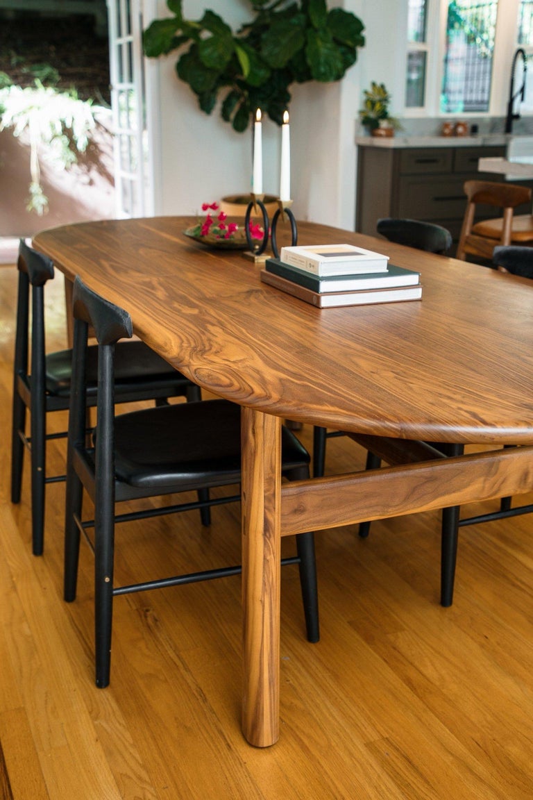 Walnut Palang Dining Table For Sale at 1stDibs