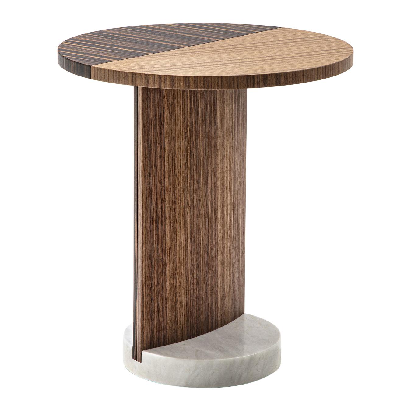 Walnut Patch Medium Side Table For Sale