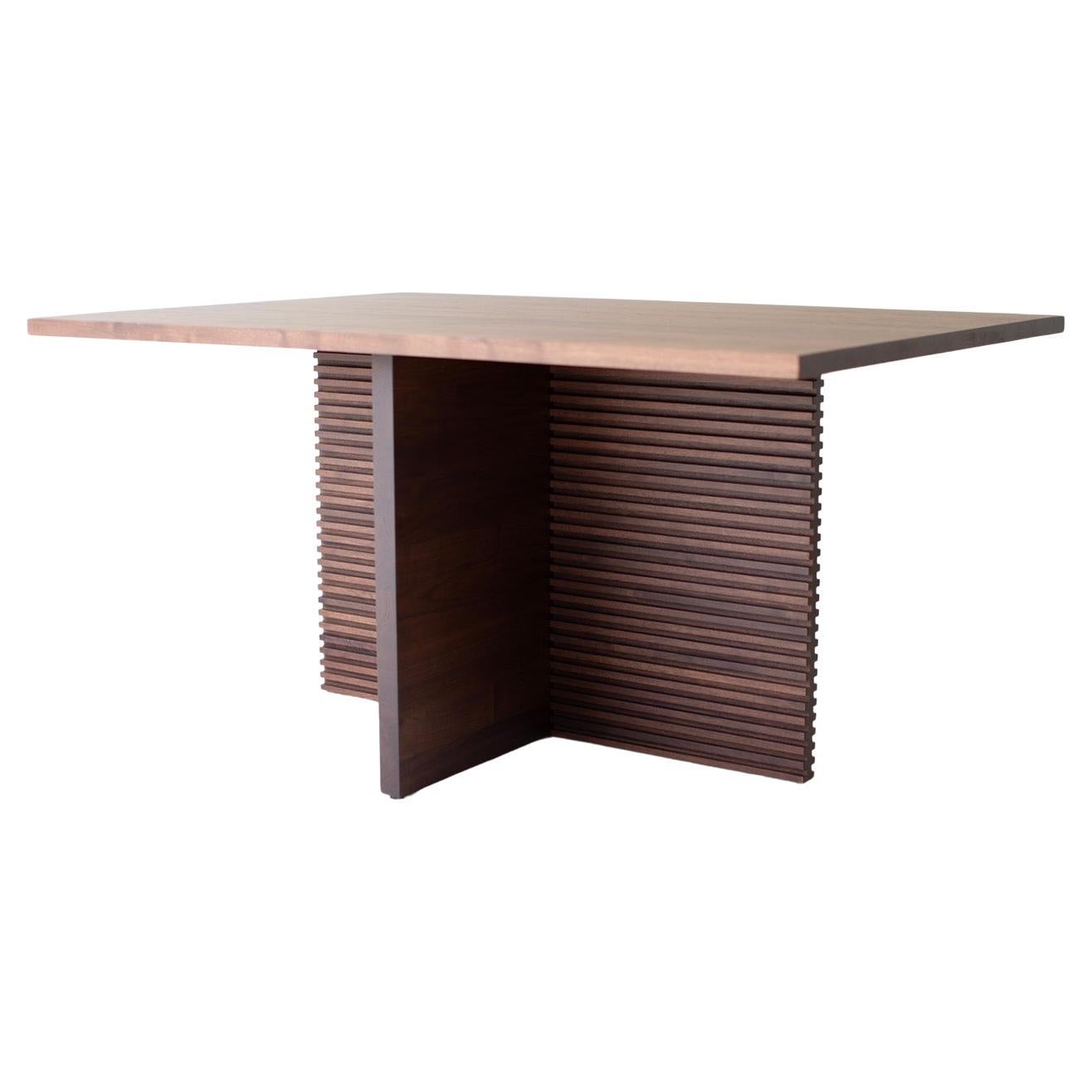 Bertu Dining Table, Pedestal Dining Table, Walnut Dining Table, Cicely For Sale