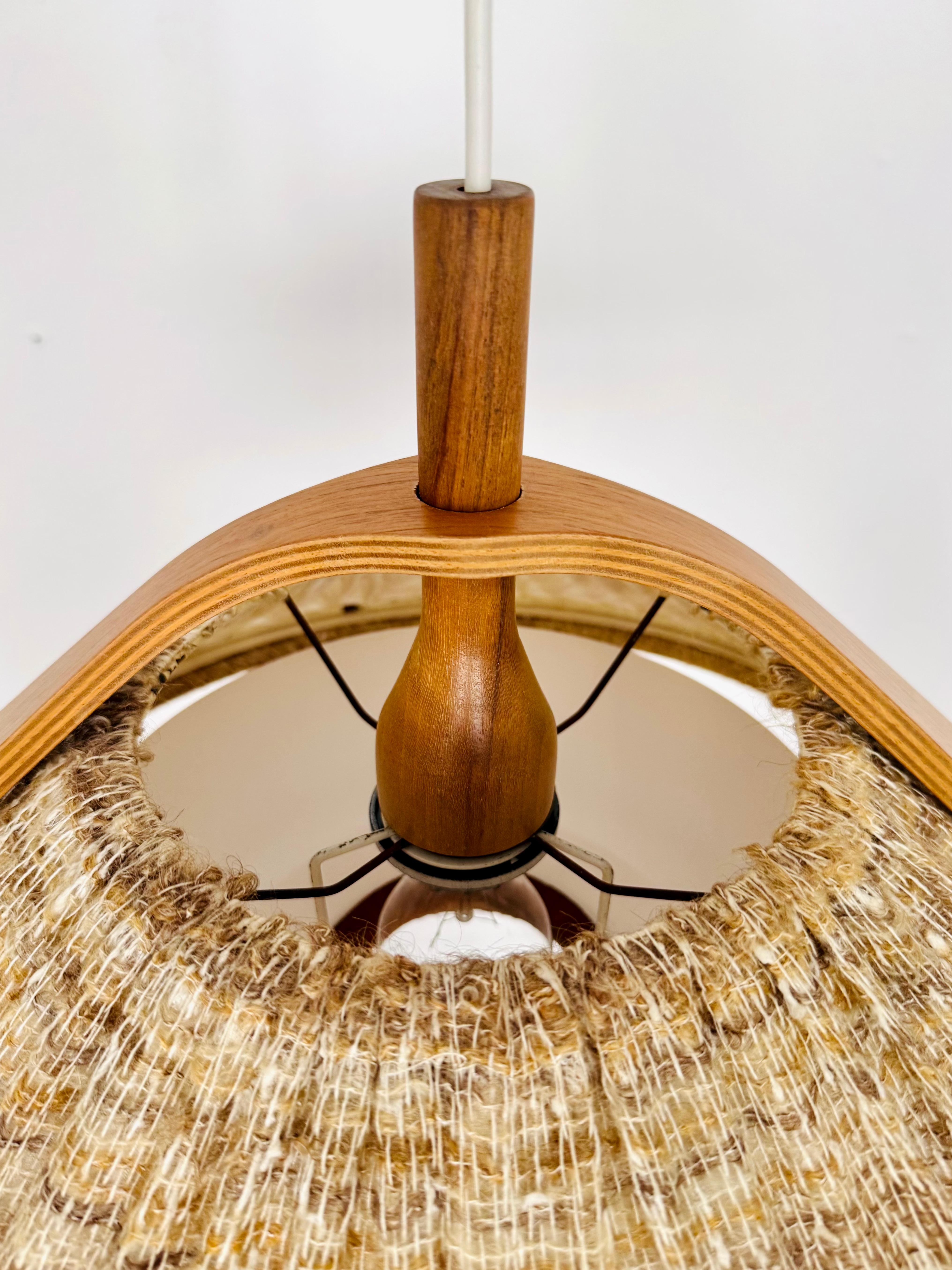 Lámpara colgante Walnut by Temde Tela en venta