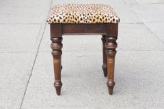 Walnut Period Aesthetics Movement Foot Stool