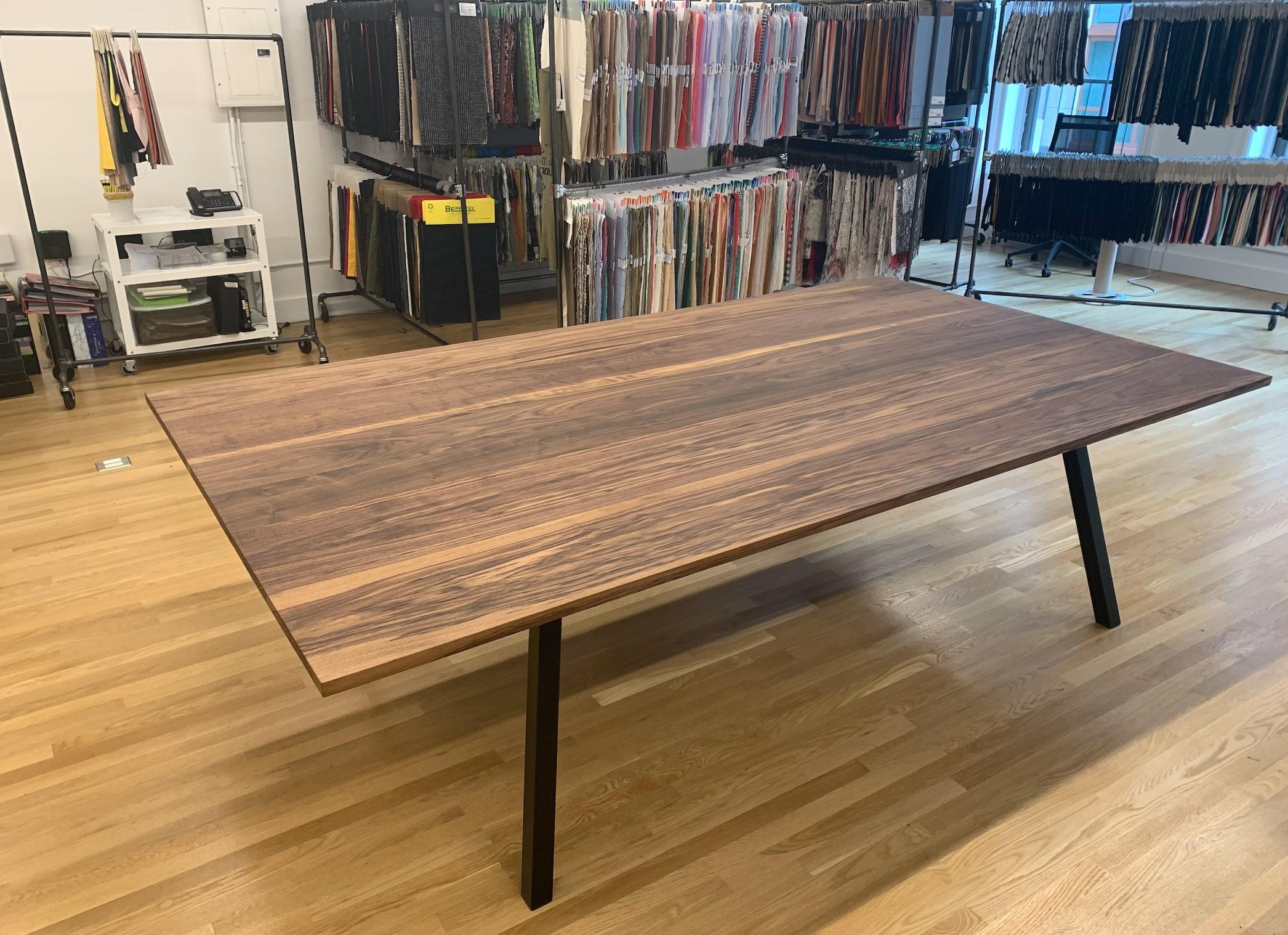 Contemporary Walnut Ping Pong Table For Sale