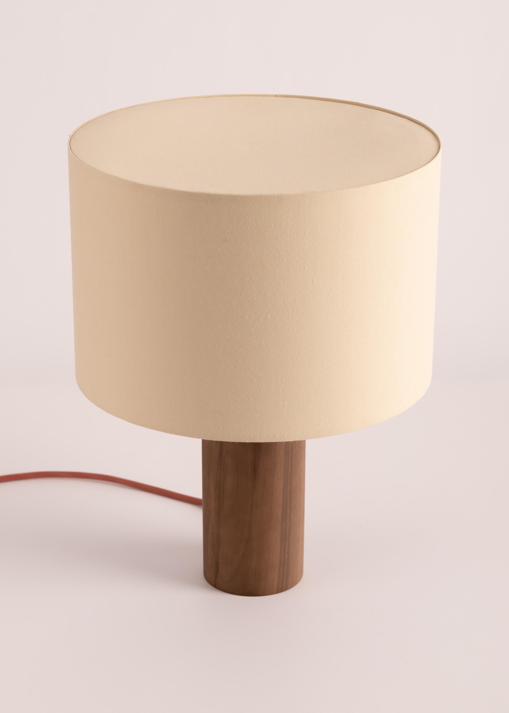 Other Walnut Pipito Table Lamp by Simone & Marcel For Sale