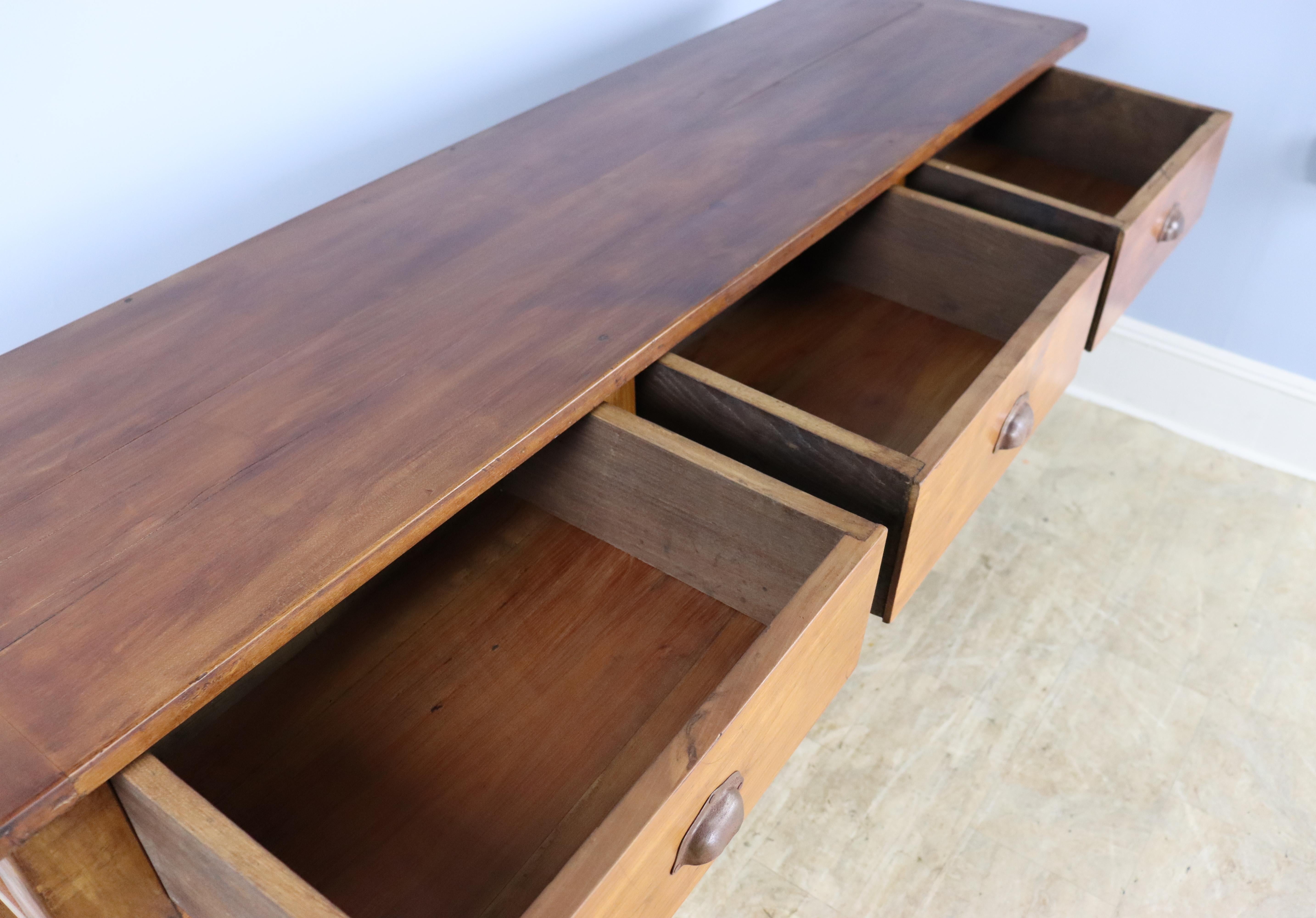 Walnut Potboard Server with Turned Legs-A 5