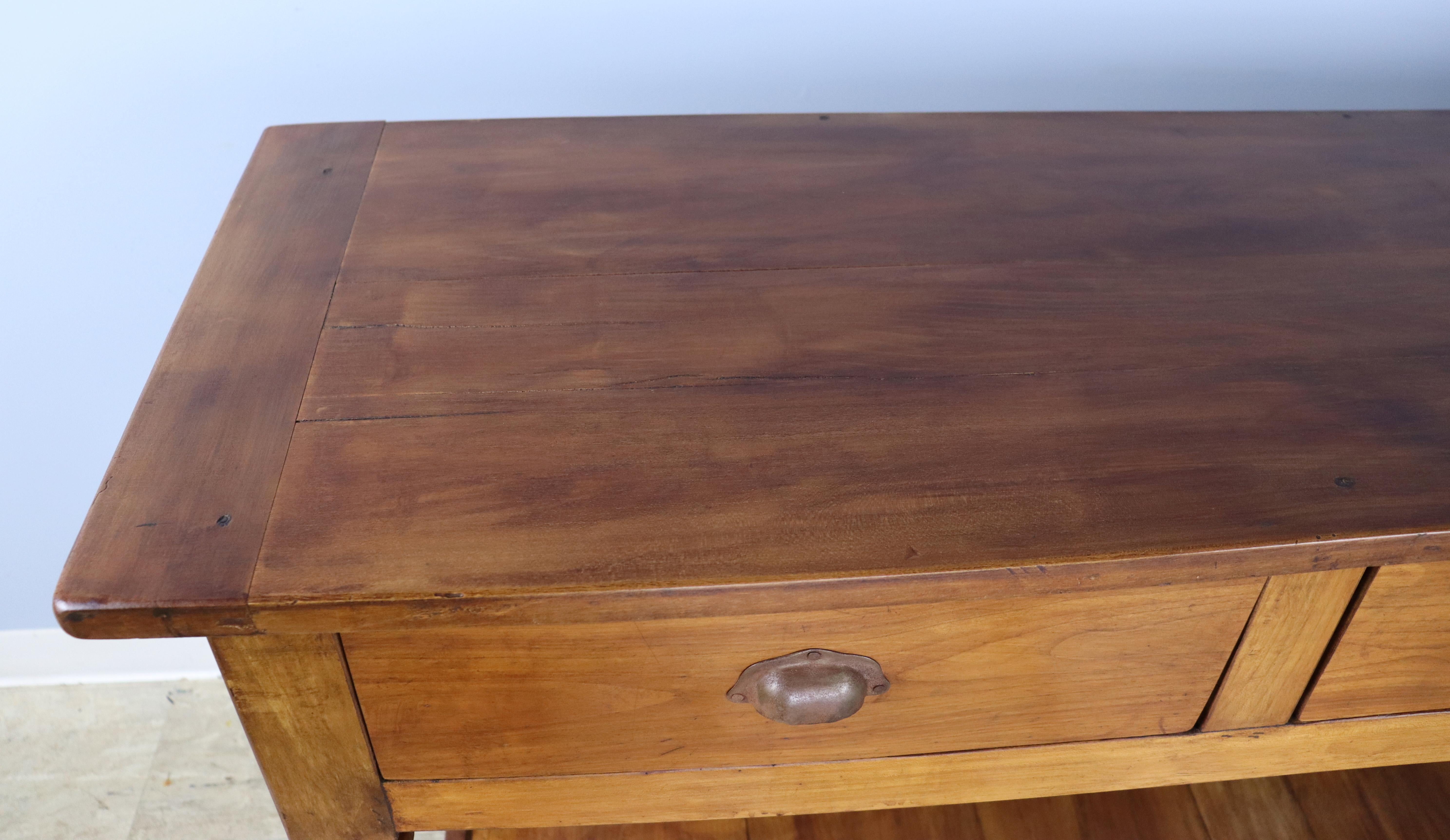 Walnut Potboard Server with Turned Legs-A 2