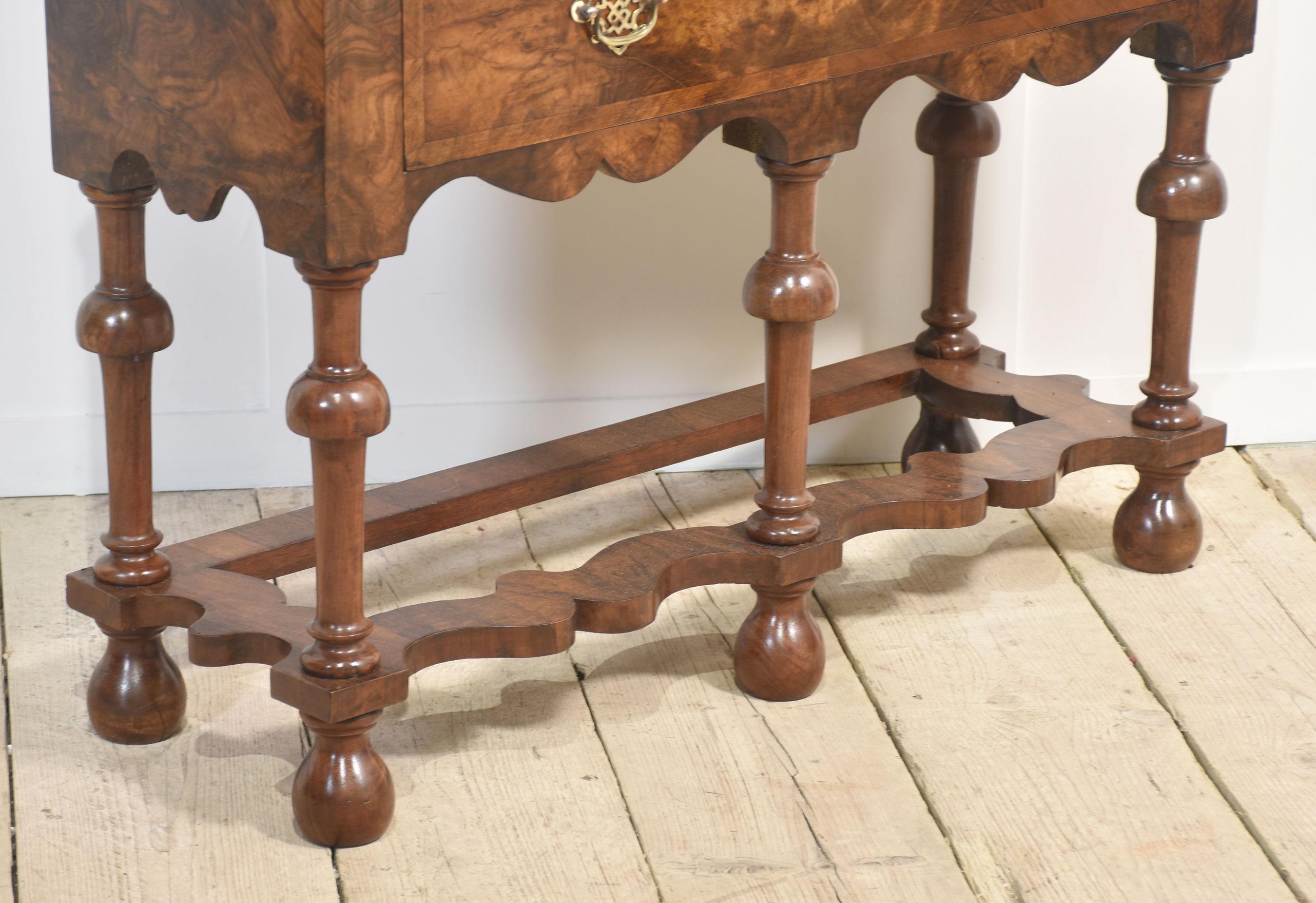 Walnut Queen Ann style display cabinet For Sale 2