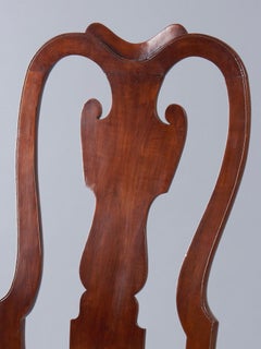 Walnut Queen Anne Balloon Seat Side Chair