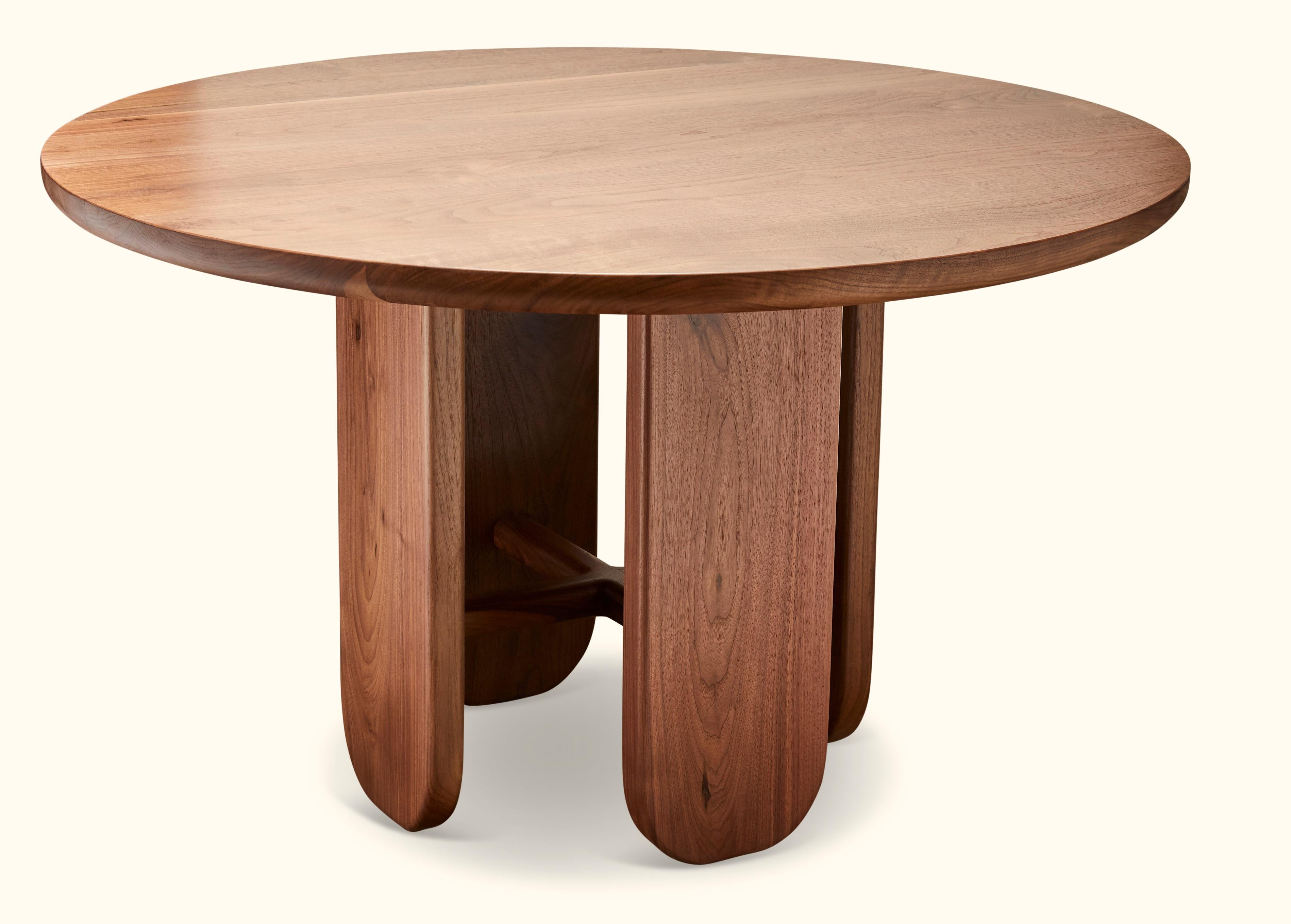 Walnut Rainier Dining Table by Brian Paquette for Lawson-Fenning In New Condition For Sale In Los Angeles, CA