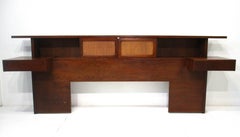 Rare Walnut Queen Headboard by American of Martinsville from Accord Collection