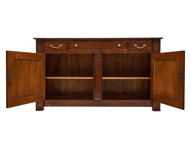 Walnut Restoration Style Buffet For Sale at 1stDibs