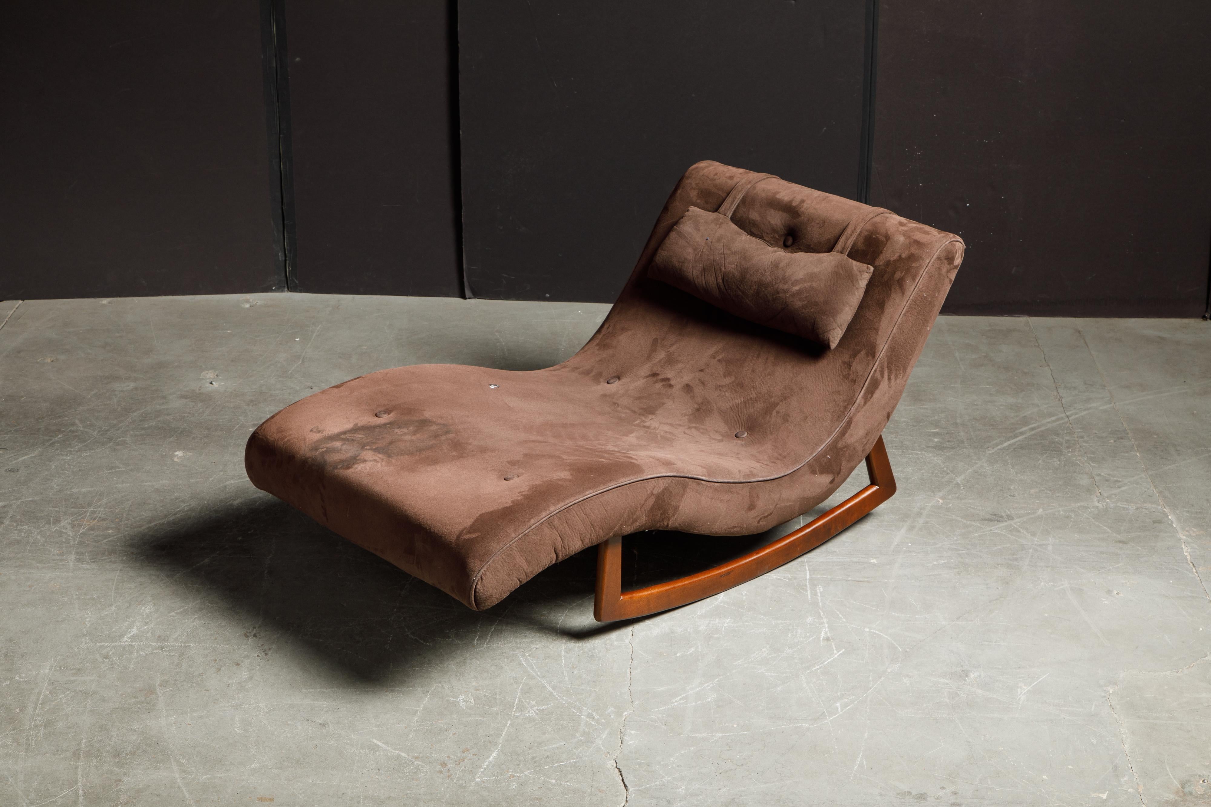 Walnut Rocking Daybed Attributed to Adrian Pearsall for Craft Associates, 1960s 4