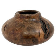 Walnut Root Burl Vase by Mel Lindquist
