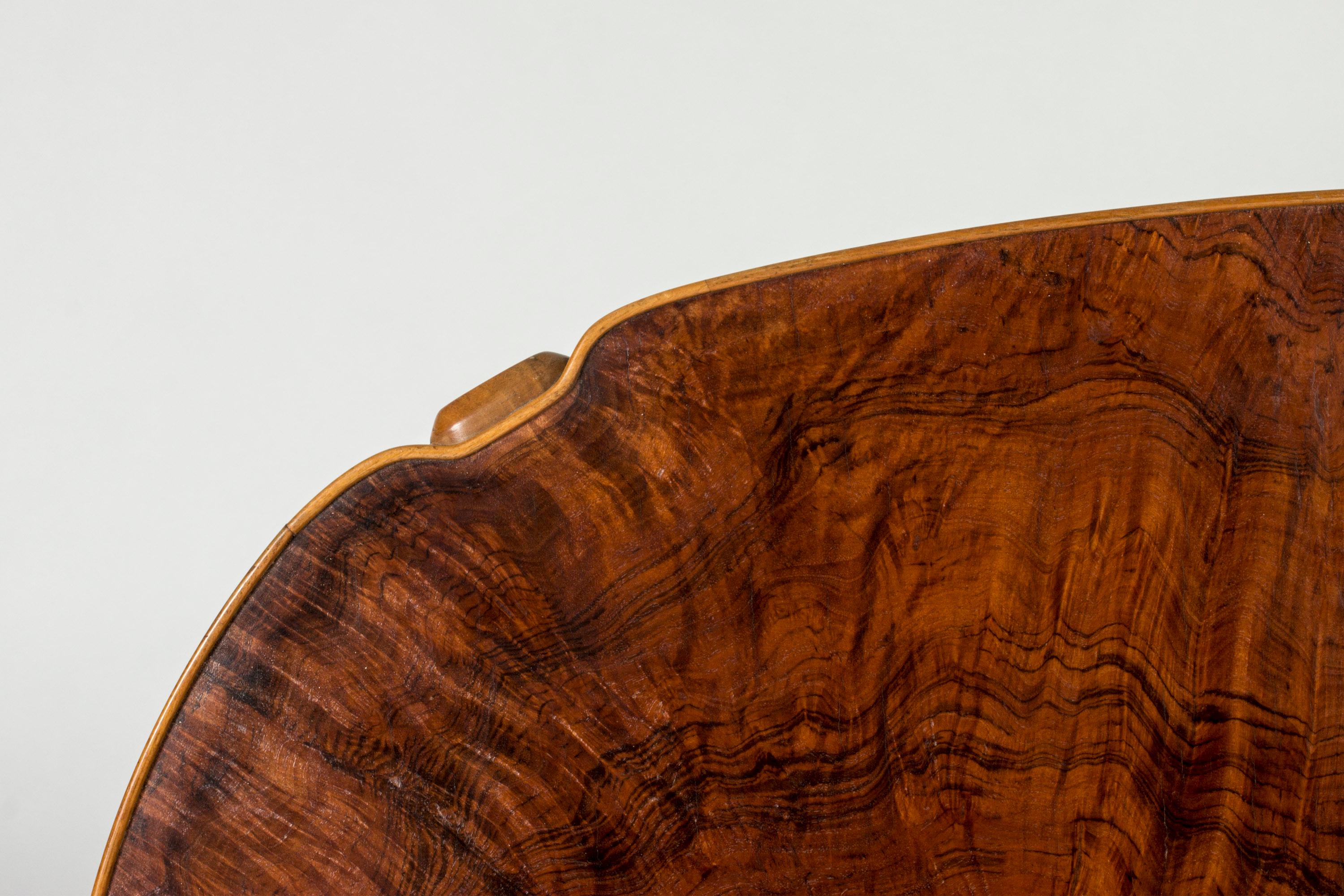 Walnut Root Coffee Table by Axel Larsson In Good Condition In Stockholm, SE