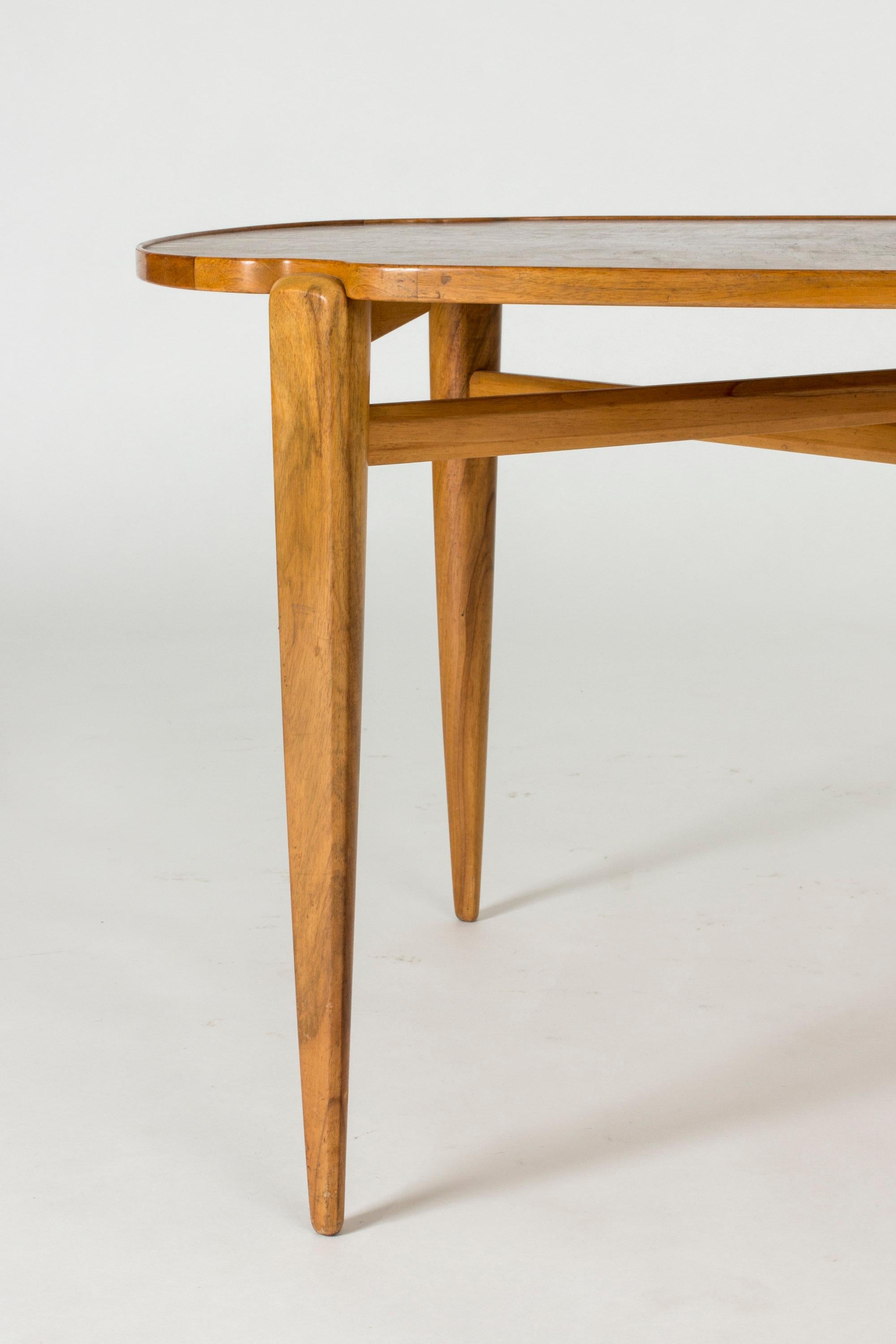 Walnut Root Coffee Table by Axel Larsson For Sale 2