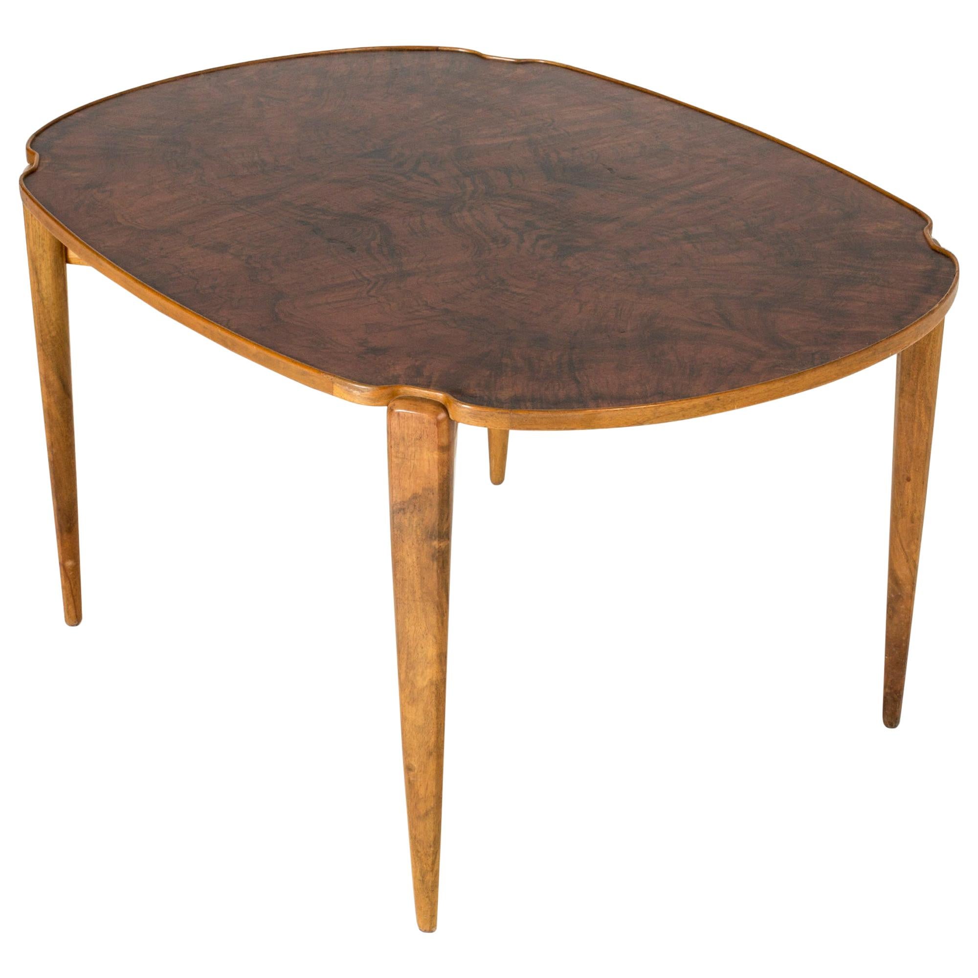 Walnut Root Coffee Table by Axel Larsson For Sale