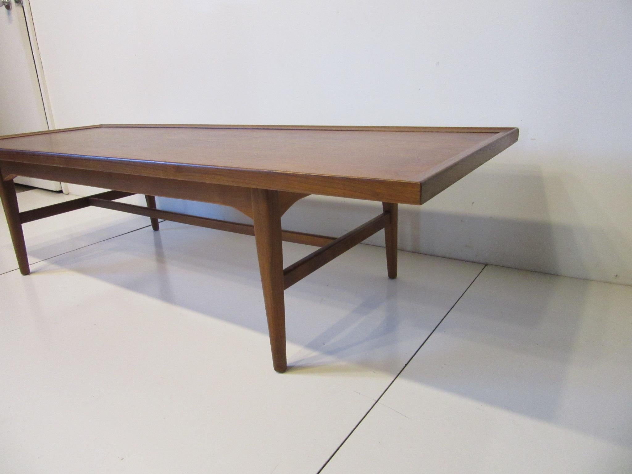 Walnut Rosewood Coffee Table by Kipp Stewart for Drexel Declaration 2