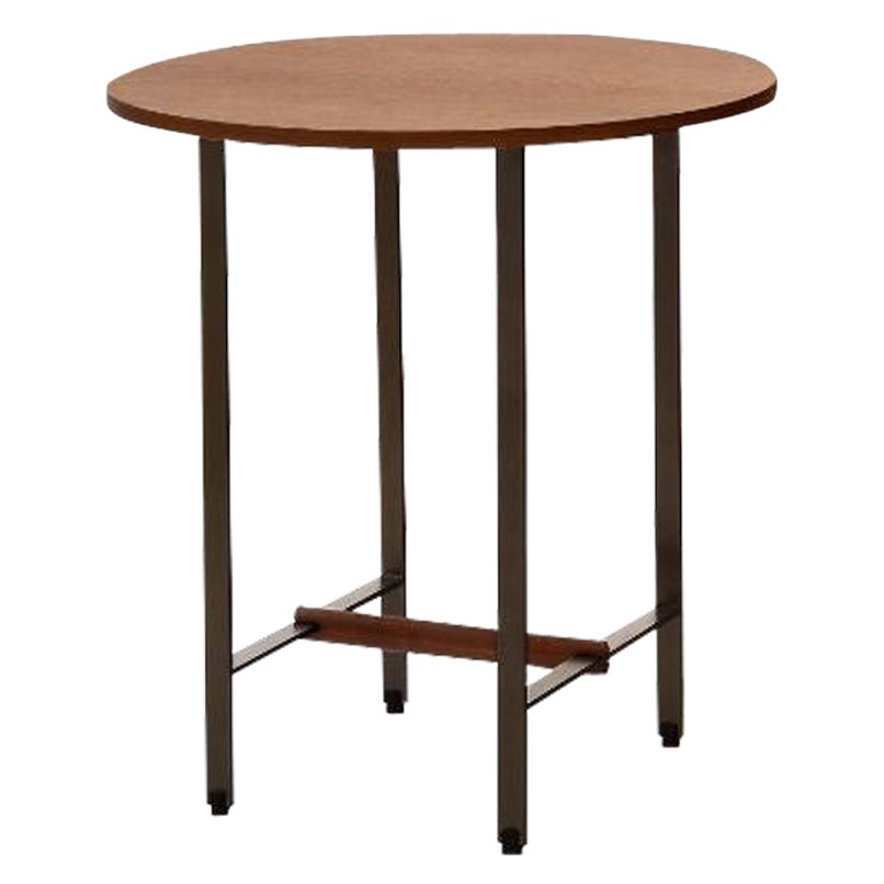 Walnut Round Sisters Side Table by Patricia Urquiola For Sale