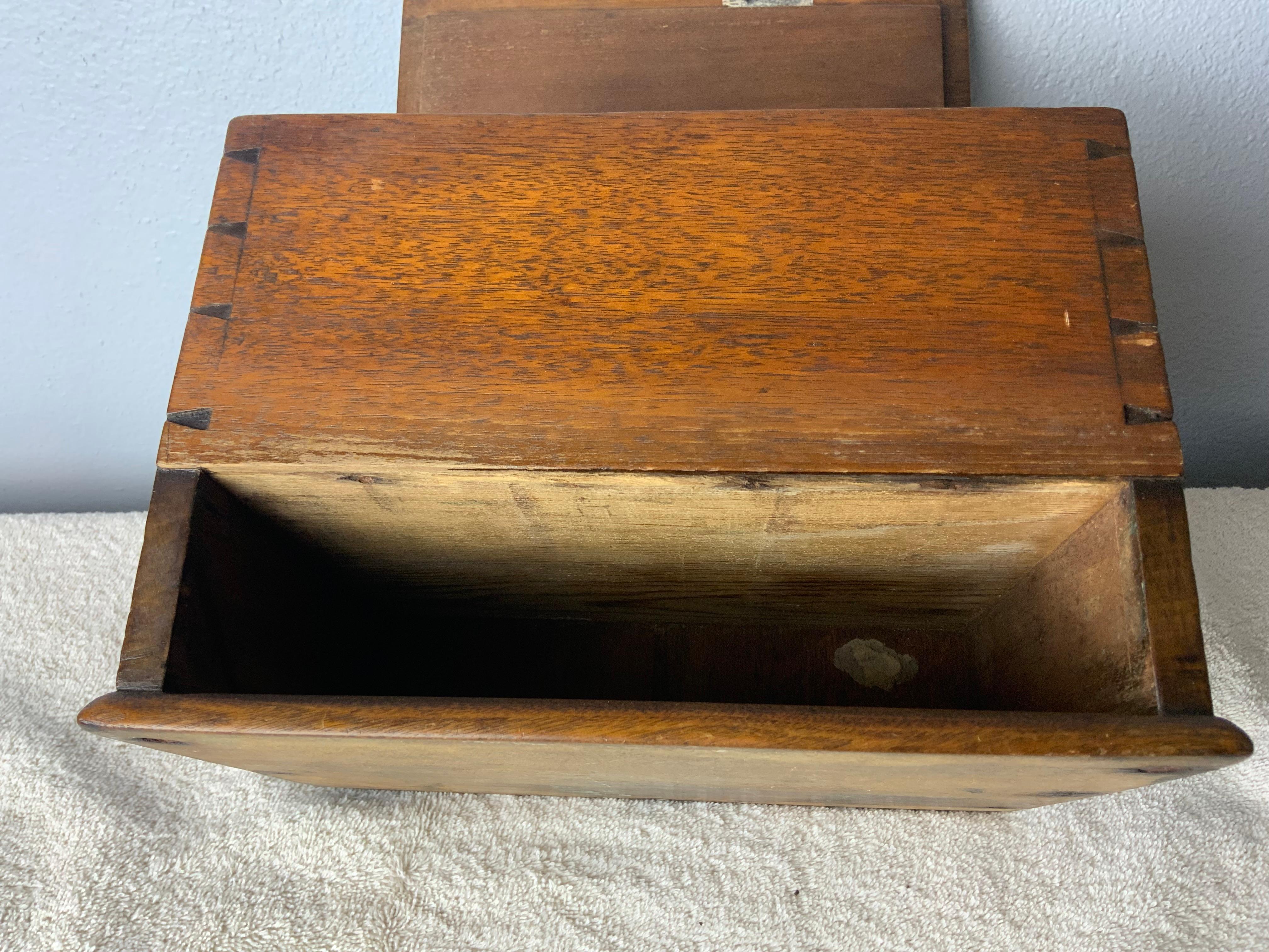 Walnut Salt Box For Sale 4