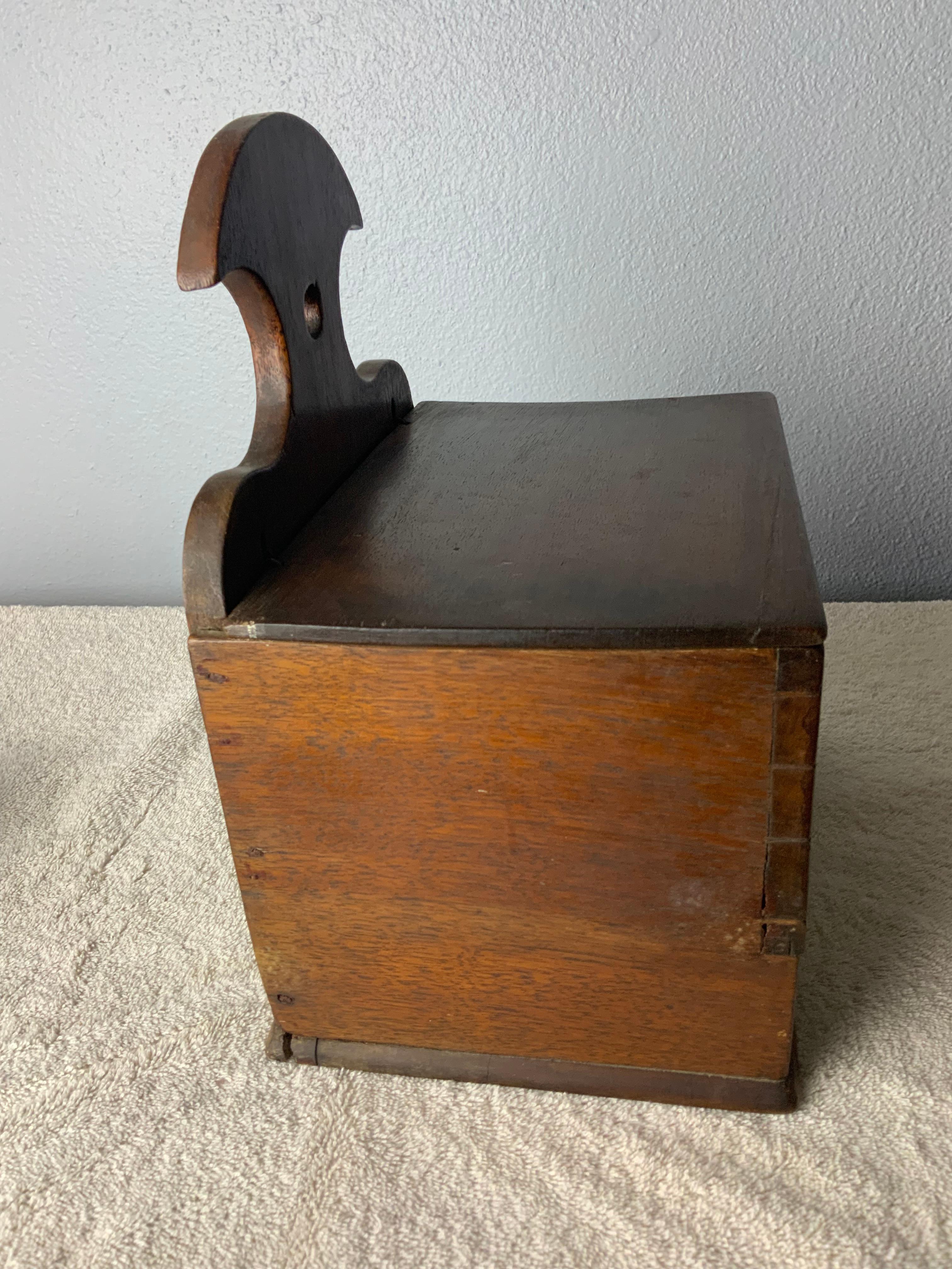 Walnut Salt Box For Sale 1