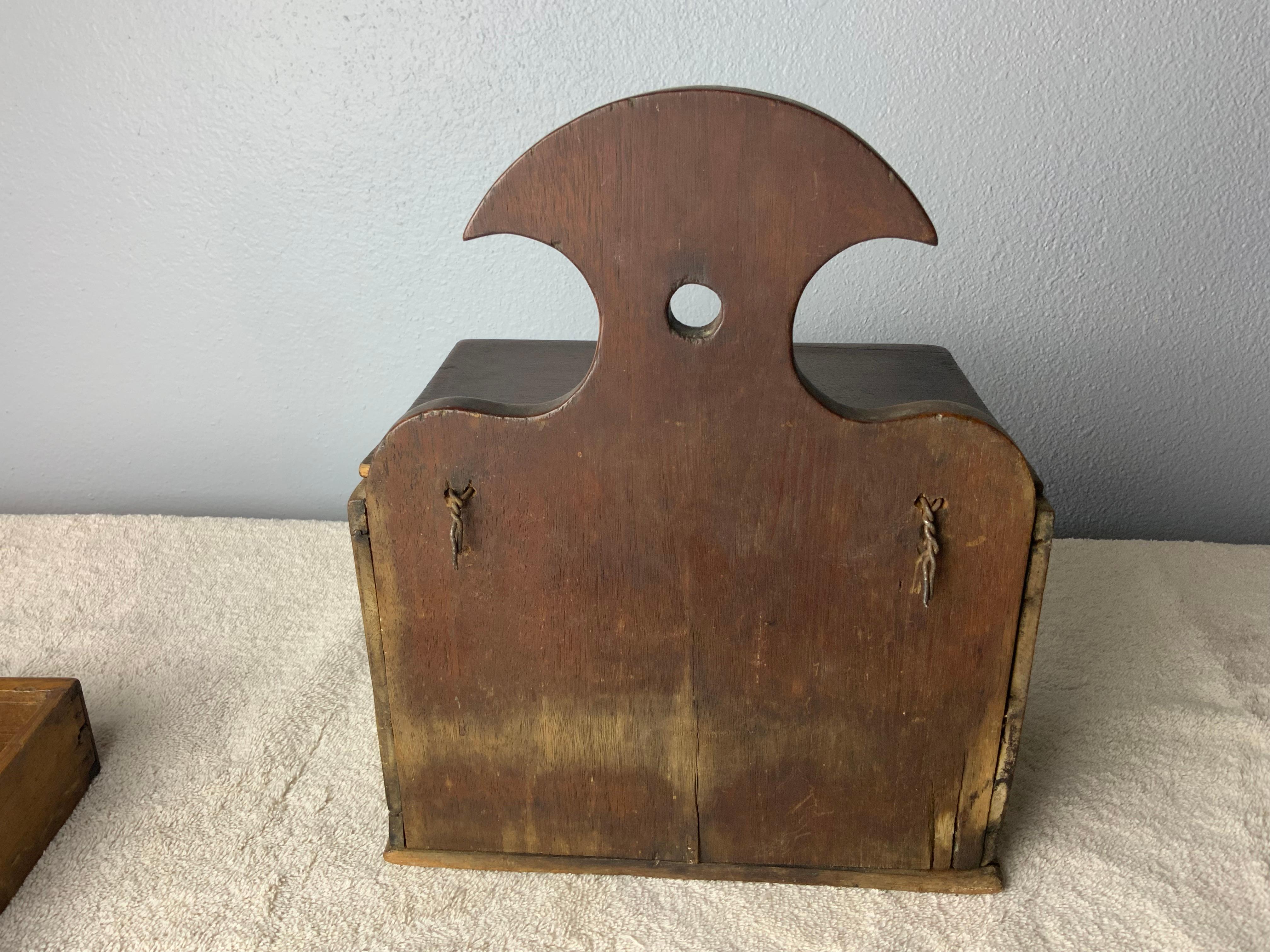 Walnut Salt Box For Sale 2