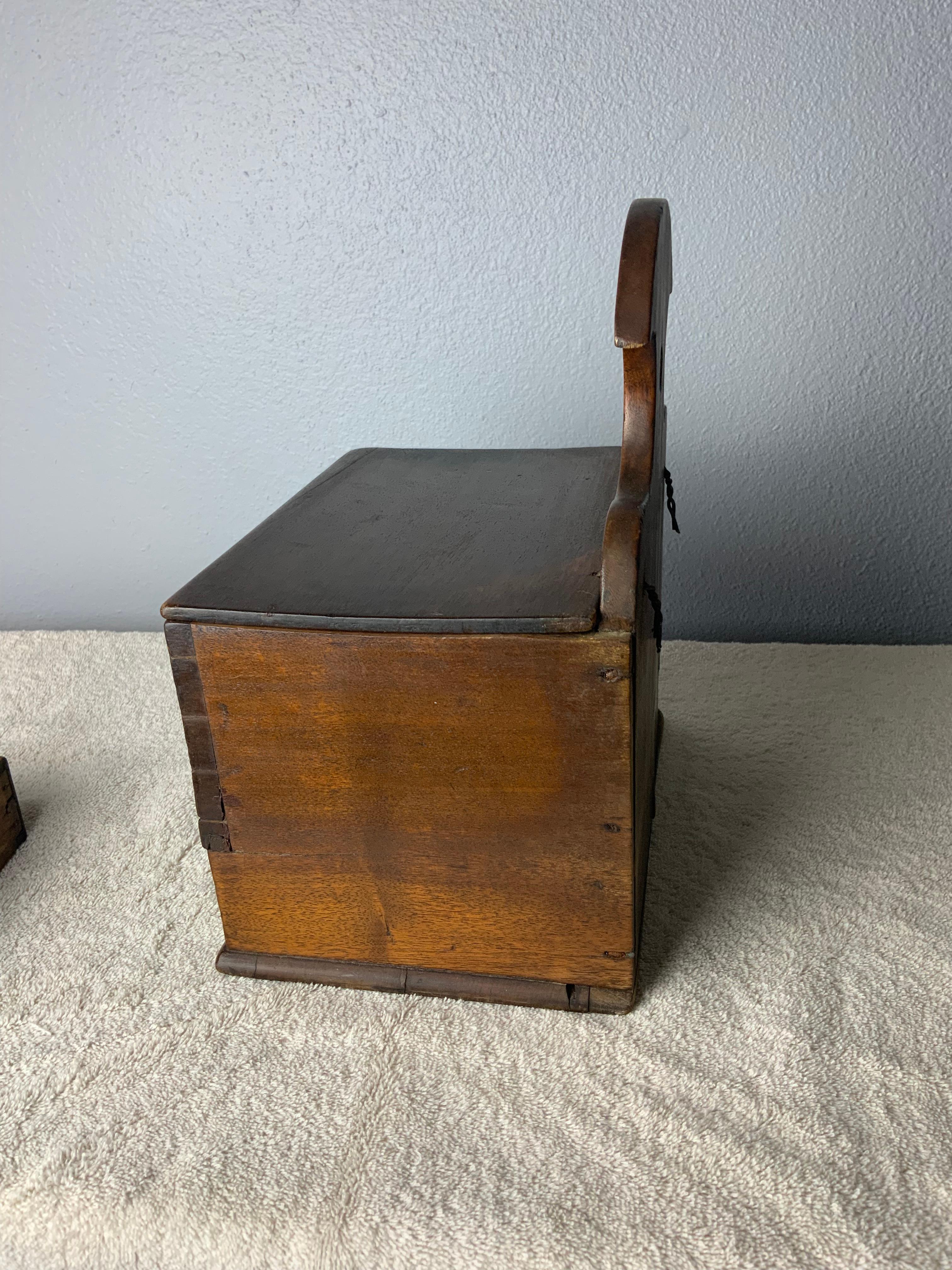 Walnut Salt Box For Sale 3