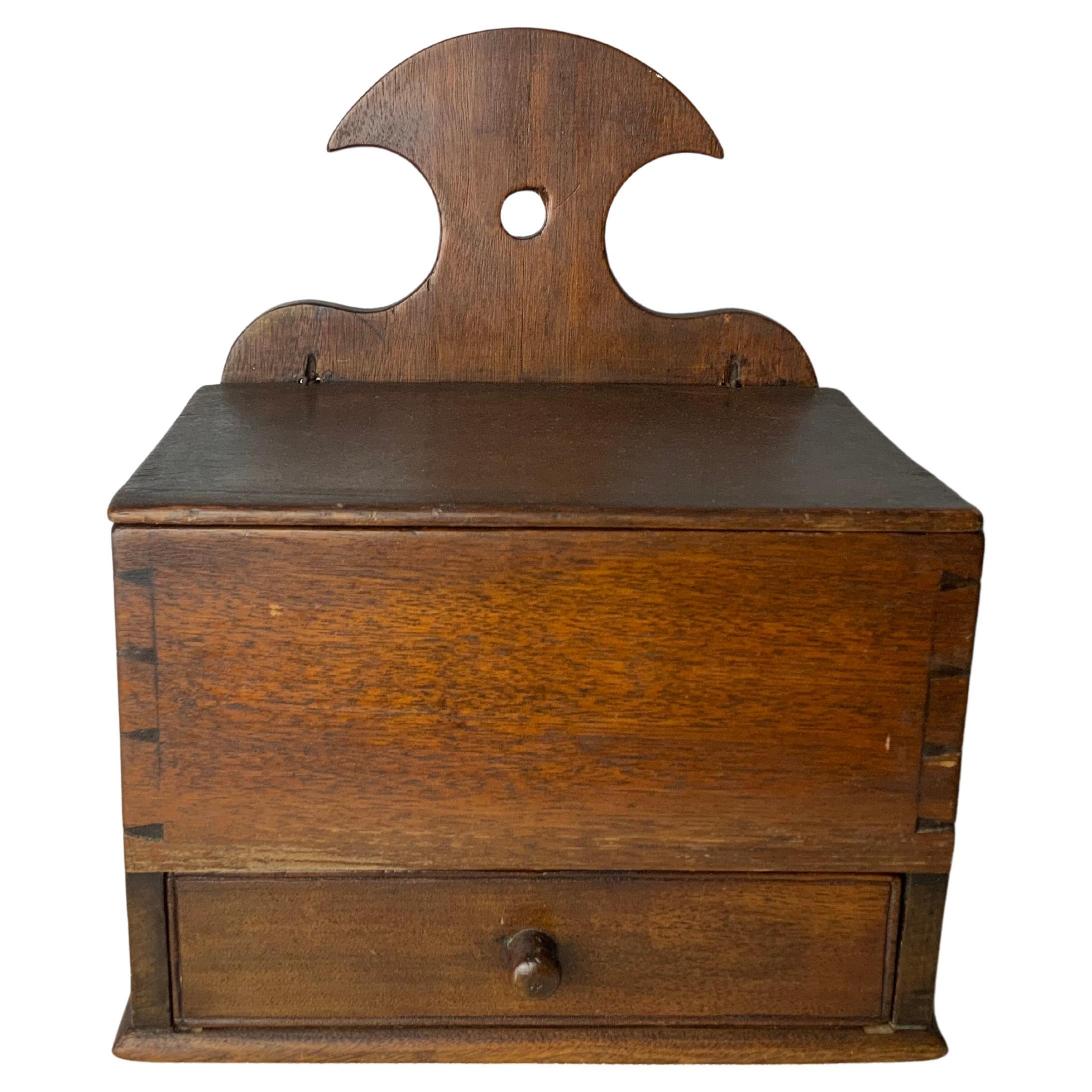 Walnut Salt Box For Sale