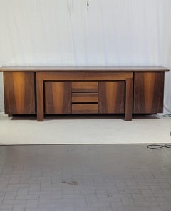 Walnut Sapporo Sideboard by Mario Marenco for Mobilgirgi, 70s