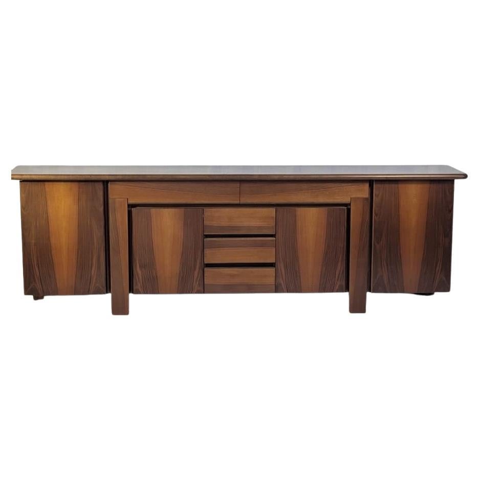 Walnut Sapporo Sideboard by Mario Marenco for Mobilgirgi, 70s