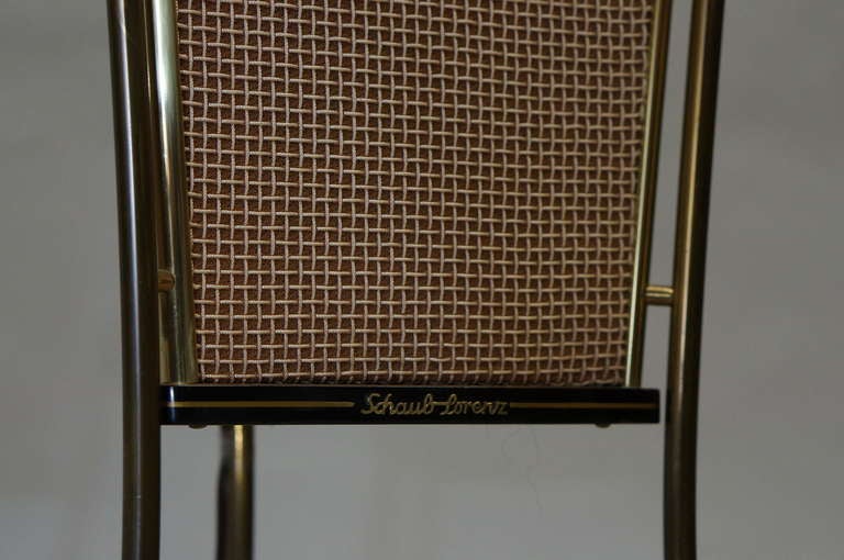 Walnut Schaub Lorenz End Table Speakers In Good Condition In Antwerp, BE