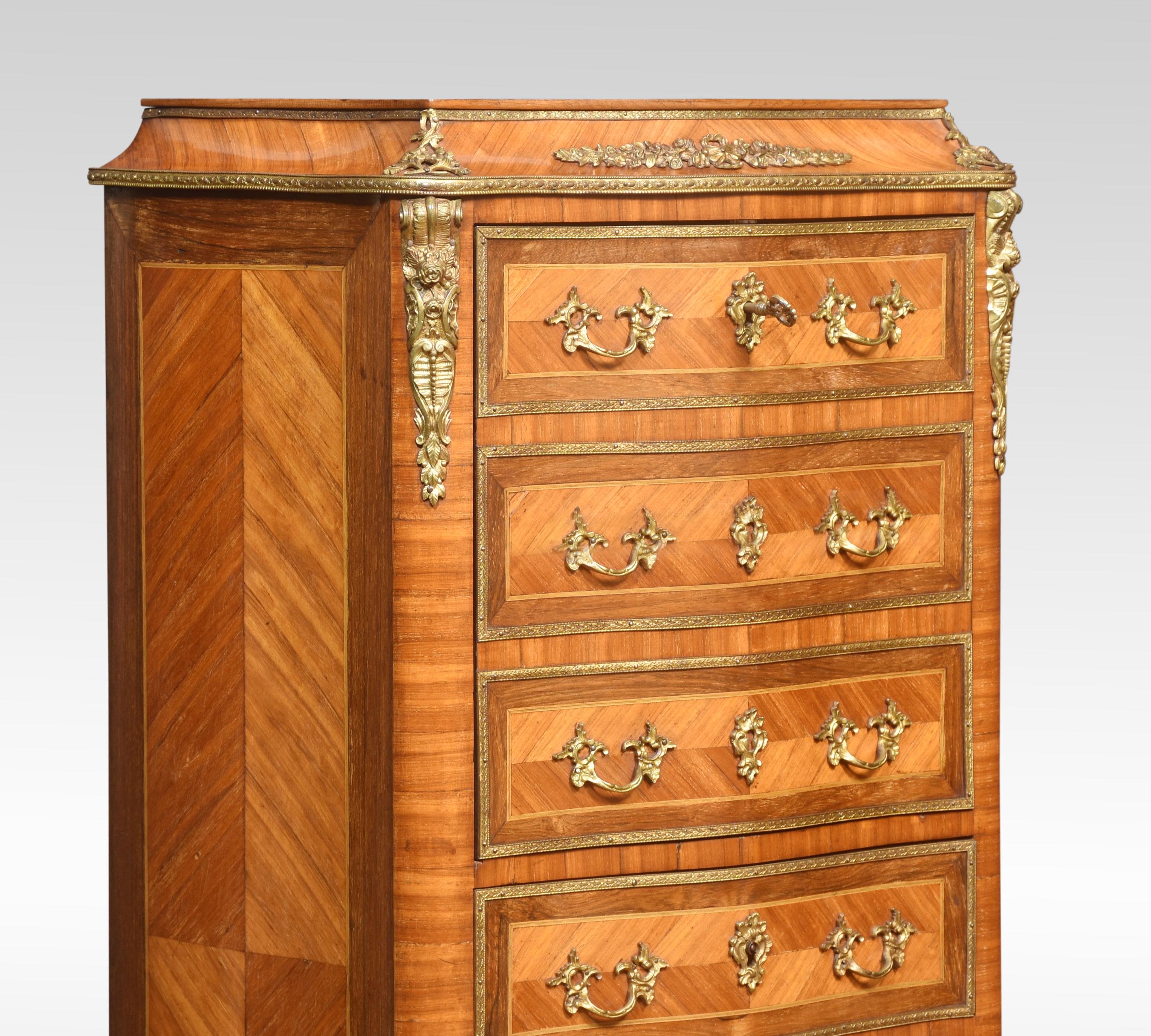 French Walnut Secretaire Abattant For Sale