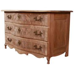 Walnut Serpentine Commode