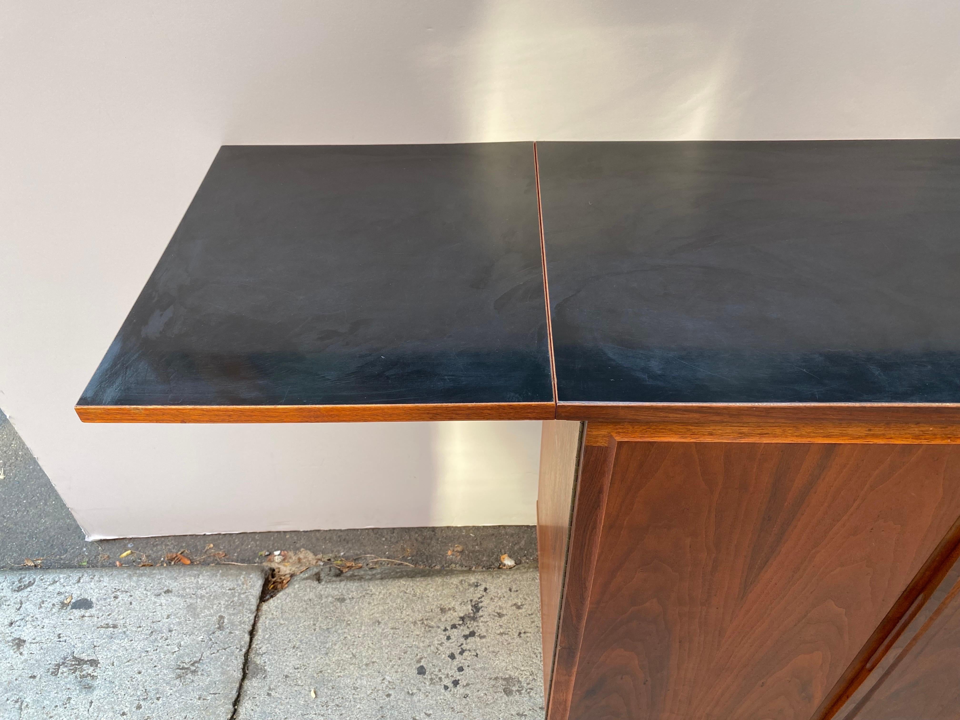 Jack Cartwright for Founders Walnut Serving Bar Cart 4