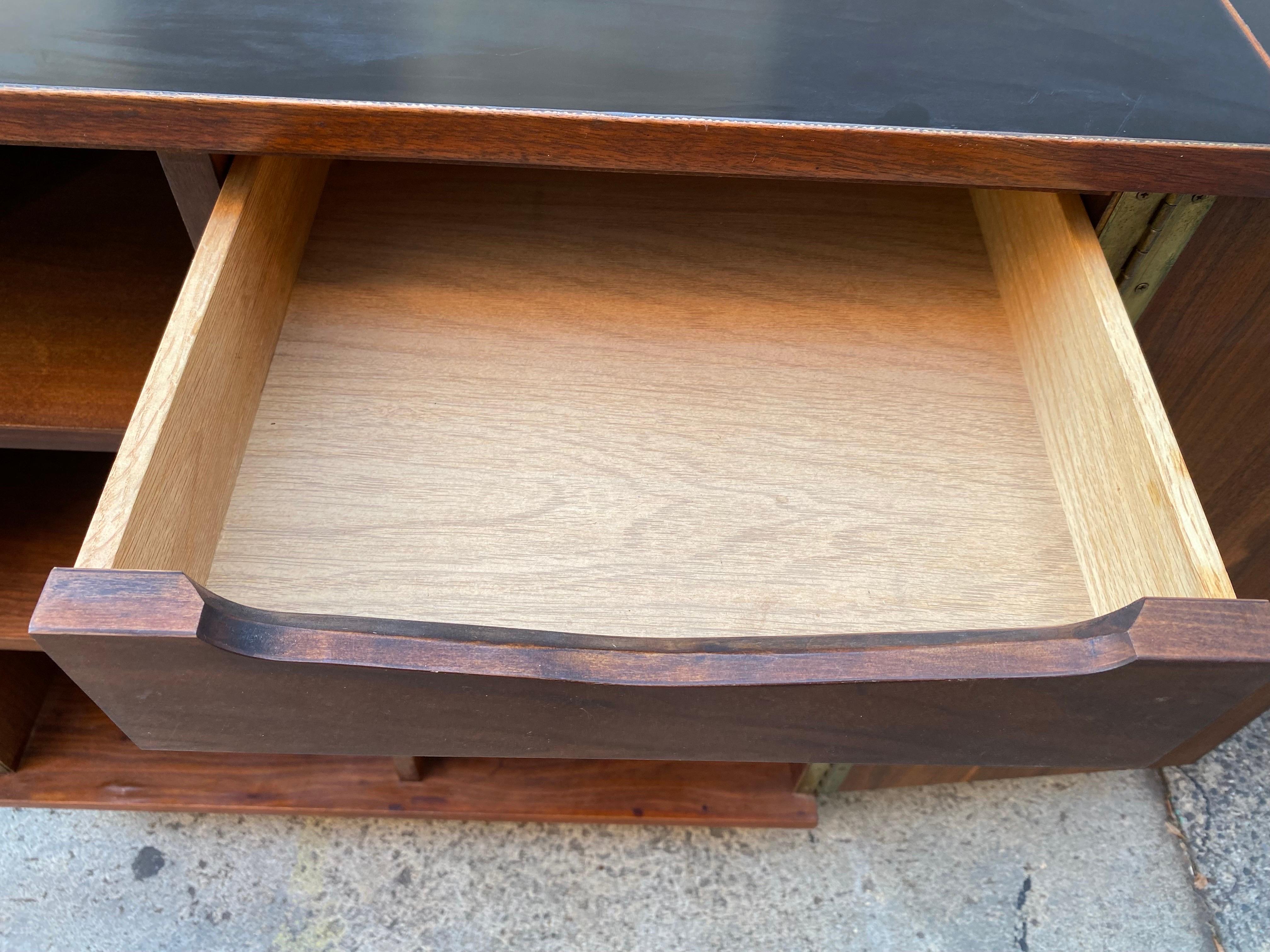 Jack Cartwright for Founders Walnut Serving Bar Cart 2