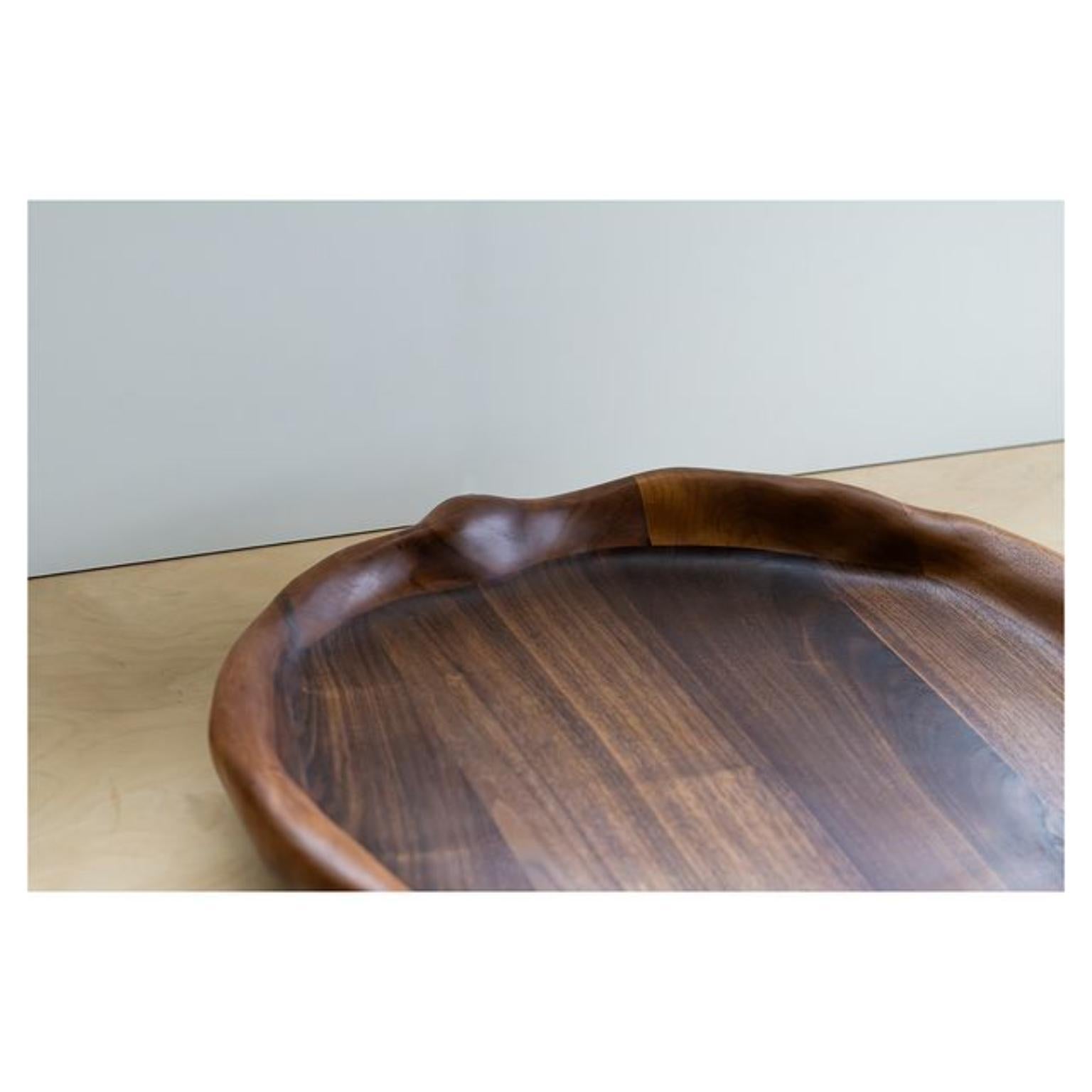 Walnut Serving Tray by Alexander Knysch For Sale 1