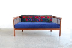Walnut Settee by Erwin Lambeth