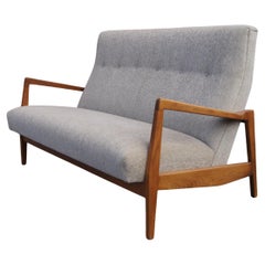 Walnut Settee by Jens Risom
