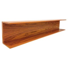 Walnut shelf by Walter Wirz for W Renz