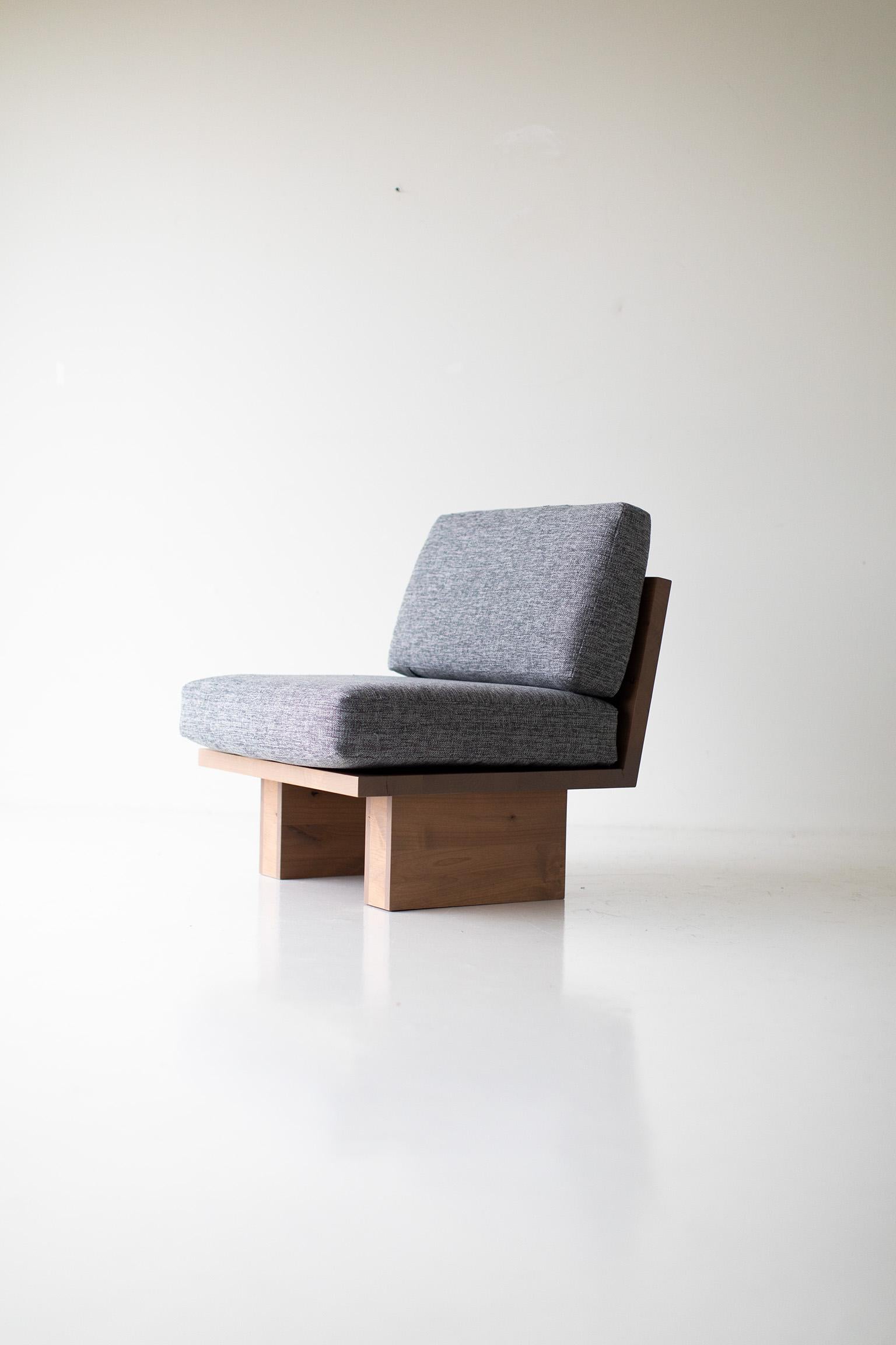 Modern Walnut Side Chairs for Natalia