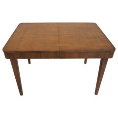 Walnut Side Table by Jindrich Halabala for UP Závody, 1950s Walnut Side Table by Jindrich Halabala for UP Závody, 1950s