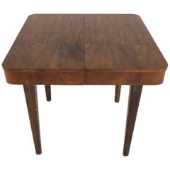 Walnut Side Table by Jindrich Halabala, 1950s