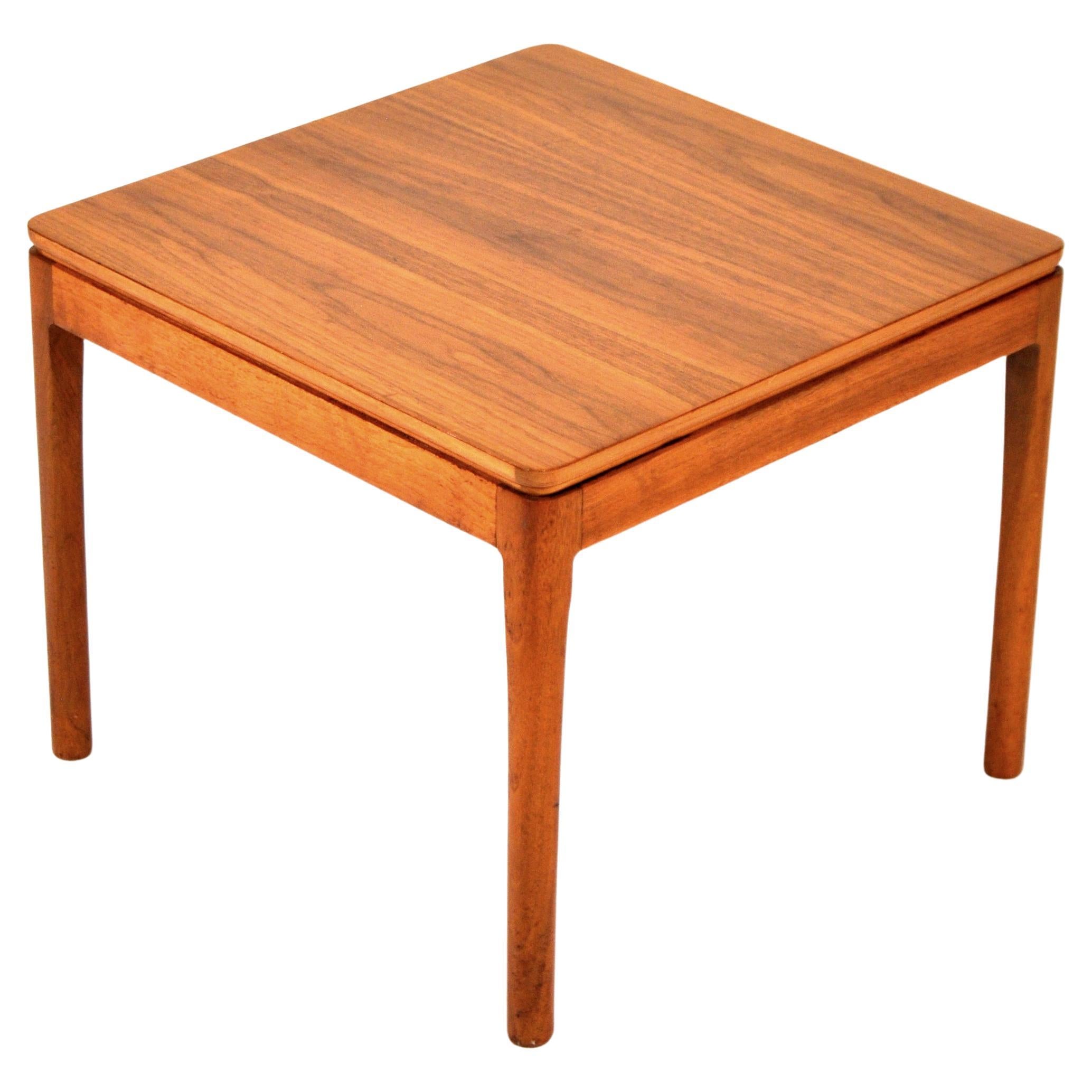 Mid-Century Modern Walnut Side Table by Kipp Stewart and Macdougall for Drexel Declaration For Sale