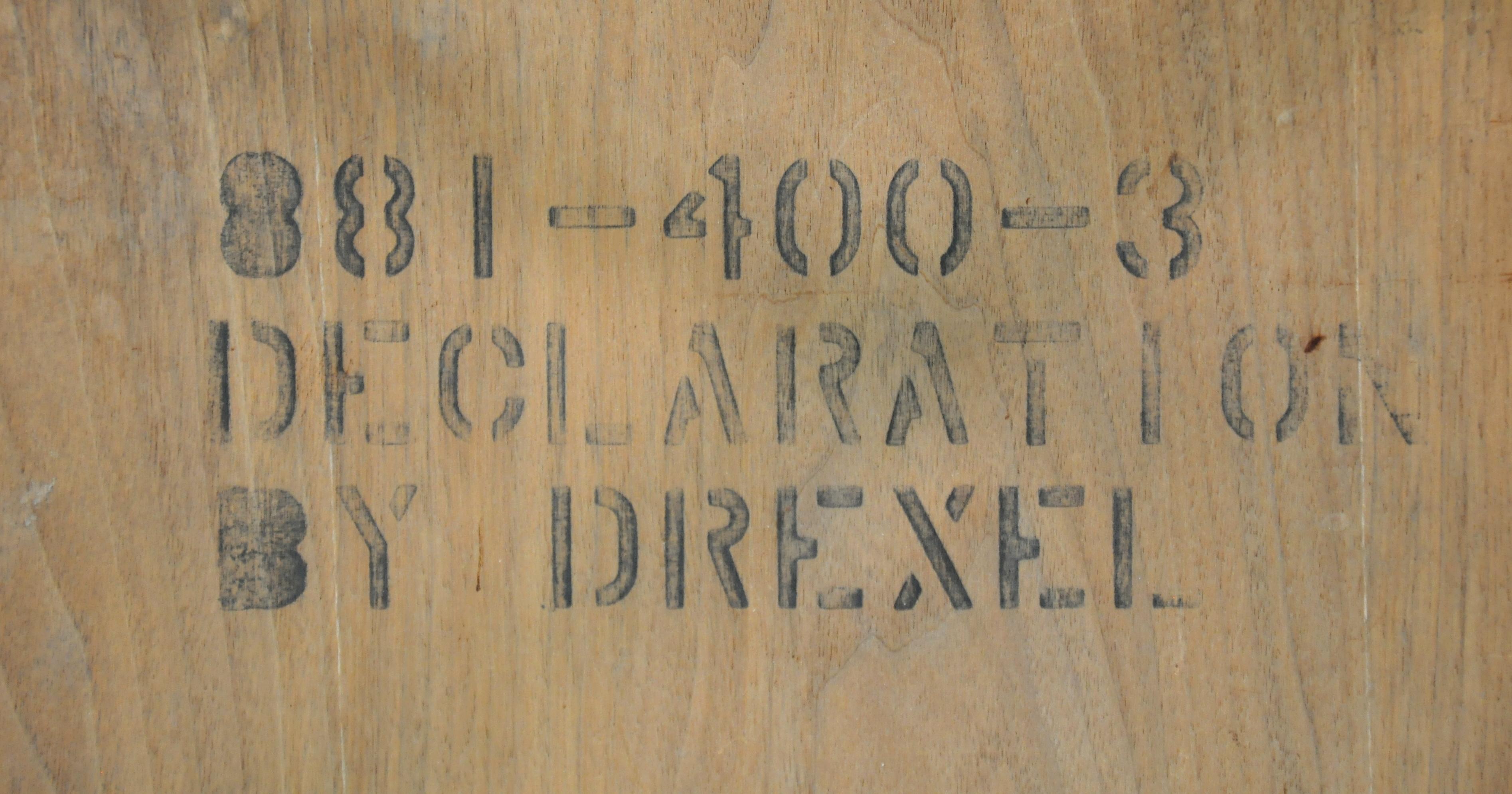 Walnut Side Table by Kipp Stewart and Macdougall for Drexel Declaration For Sale 1