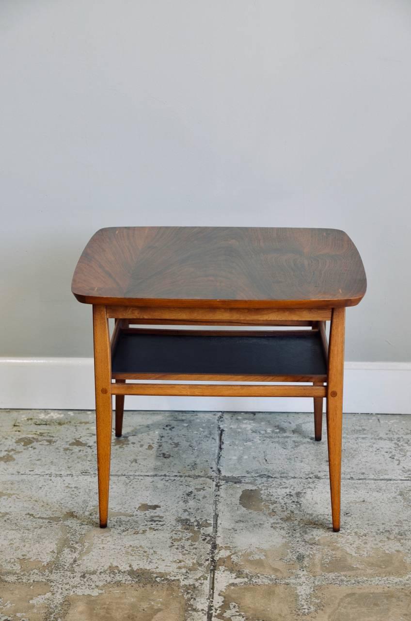 Mid-Century Modern Walnut Side Table by Lane
